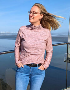 Turtleneck skjorta